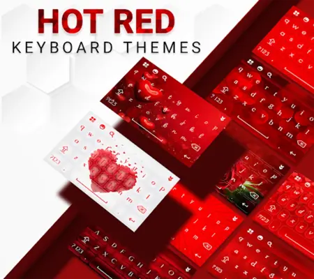 Red Keyboard For Android android App screenshot 3