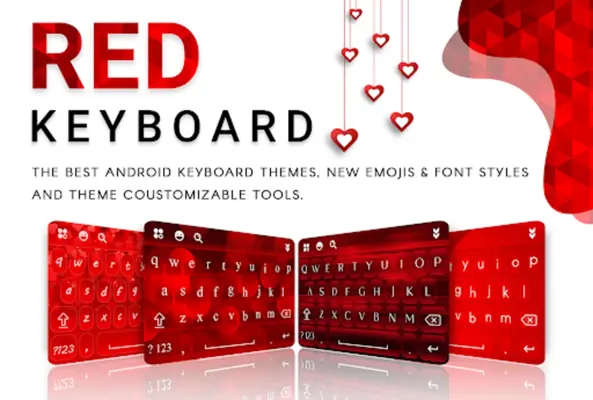 Red Keyboard For Android android App screenshot 5